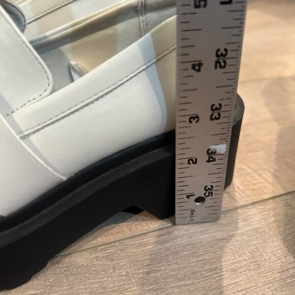 WILD FABLE WOMENS WHITE SLIP ON PLATFORM SHOES SIZE 8 - Picture 3 of 8